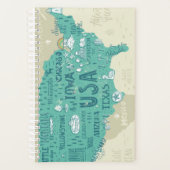 Stationaire kaart van de VS Planner (Voorkant)