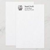 Stationaire Koe Briefpapier (Voorkant / Achterkant)