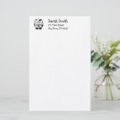 Stationaire Koe Briefpapier (Staand voorkant)