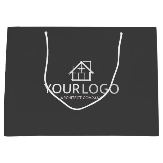 Stationaire Logo van het bedrijf van de architect Groot Cadeauzakje (Voorkant)