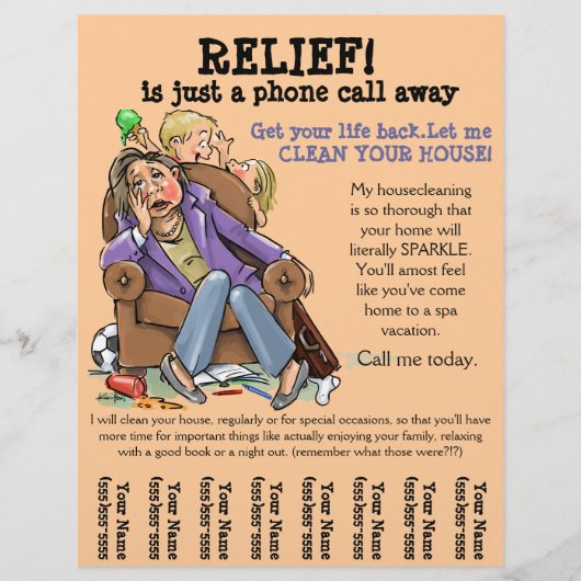 Stationaire promo flyer (volledig aanpasbaar) (Voorkant)