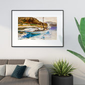 Stationaire rails (1913) van John Singer Sargent Poster