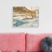 Stationaire rails canvas afdruk (Insitu (Woonkamer))