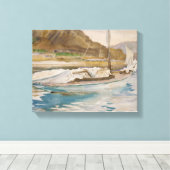 Stationaire rails canvas afdruk (Insitu (Houten vloer))