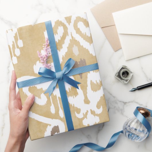 Stationaire stampatronen met neutraal goud beige i cadeaupapier (Geschenken)