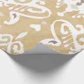 Stationaire stampatronen met neutraal goud beige i cadeaupapier (Hoek)