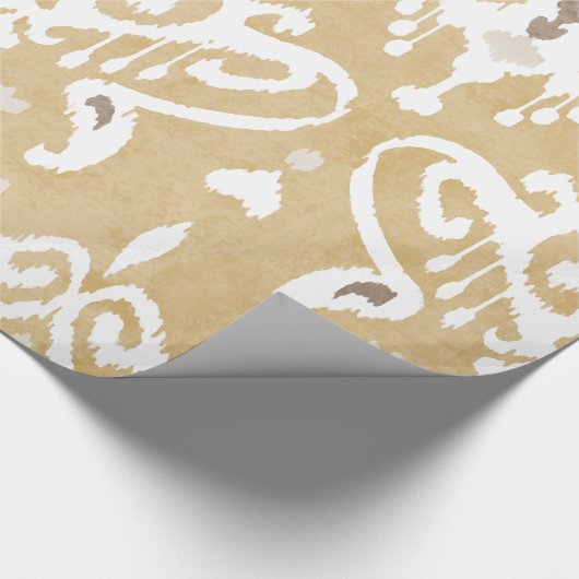 Stationaire stampatronen met neutraal goud beige i cadeaupapier (Hoek)