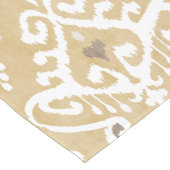 Stationaire stampatronen met neutraal goud beige i korte tafelloper (Hoek)
