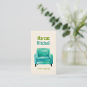 Stationaire Visitekaartjes - gemakkelijke stoel (Staand voorkant)