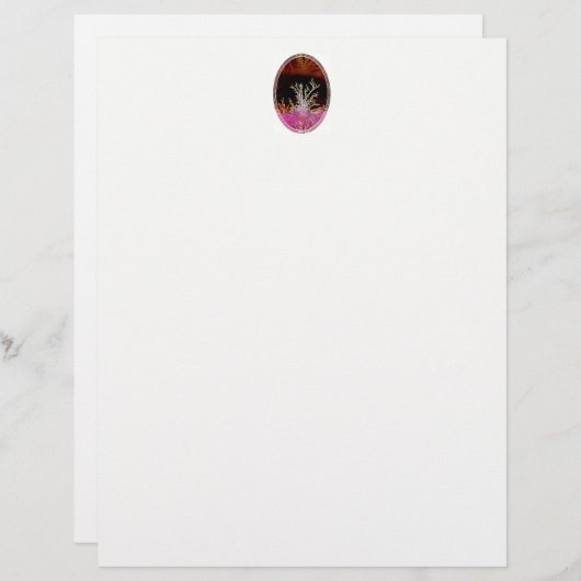 Stationaire WINTER TREES (Voorkant / Achterkant)