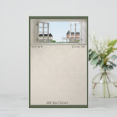 Stationaire woningen briefpapier (Staand voorkant)