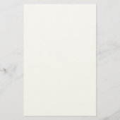 Stationary Paper with Name Soft Pink Roses Briefpapier (Achterkant)