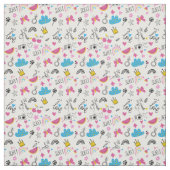 Stationele moddertekeningen stof (Swatch)