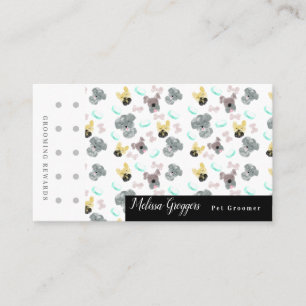 Stationele Puppies Pet Groomer Suds Logo Reward Visitekaartje