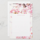 STATIONEREN : CHERRY BLOSSOM BRANCH BRIEFPAPIER (Voorkant / Achterkant)
