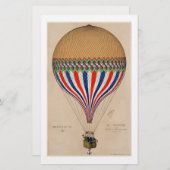 STATIONEREN :  FRANS HOT AIR BALLOON BRIEFPAPIER (Voorkant / Achterkant)