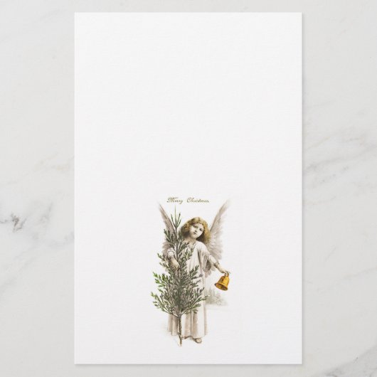 STATIONEREN : VINTAGE CHRISTMAS ANGEL BRIEFPAPIER (Voorkant)