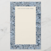 STATIONERIJ VAN WILLIAM MORRIS "JASMINE" PATROON BRIEFPAPIER (Voorkant)
