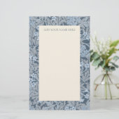 STATIONERIJ VAN WILLIAM MORRIS "JASMINE" PATROON BRIEFPAPIER (Staand voorkant)