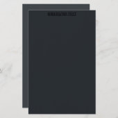 stationering van het ontwerp - programma batman va briefpapier (Voorkant / Achterkant)