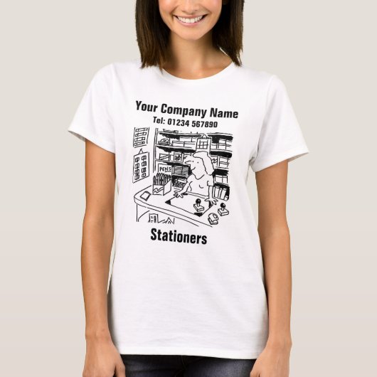 Stationers Kantoor Producten T-shirt (Voorkant)