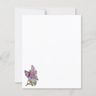 Stationery and Envelope "The Lila Fairy"