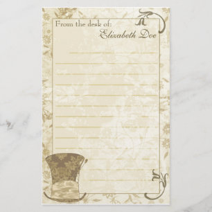 Stationery 'Antiek top-hoed' Briefpapier