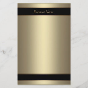 Stationery Beige Metaal Zwart Brons Briefpapier