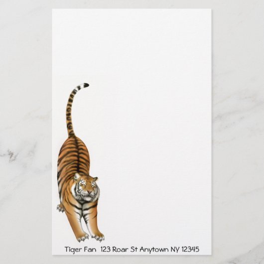  Stationery Bengal Tiger Briefpapier (Voorkant)