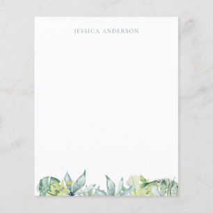 Stationery Blauwgroen naam Tropical Greenery
