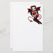 Stationery "Devilish Fairy" Briefpapier (Voorkant / Achterkant)