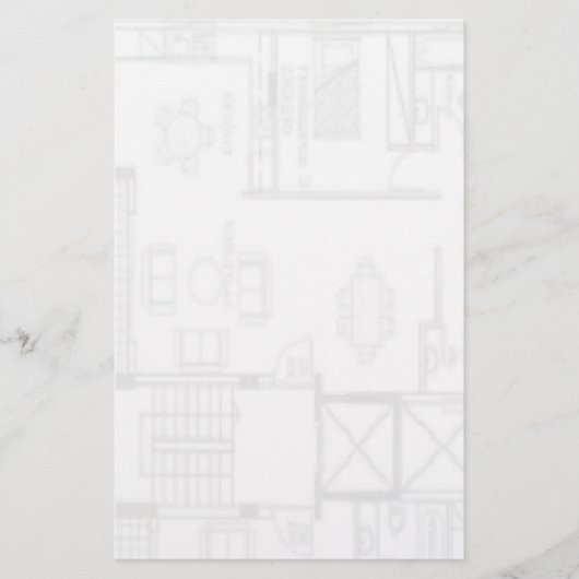 Stationery Floor Plan Briefpapier (Voorkant)
