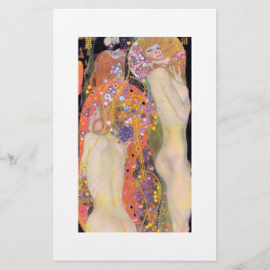 STATIONERY : GUSTAV KLIMT : WATERSERPENEN II BRIEFPAPIER