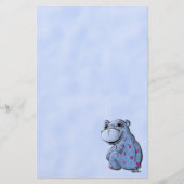 Stationery - Haley Hippo Briefpapier (Voorkant)