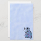 Stationery - Haley Hippo Briefpapier (Voorkant / Achterkant)