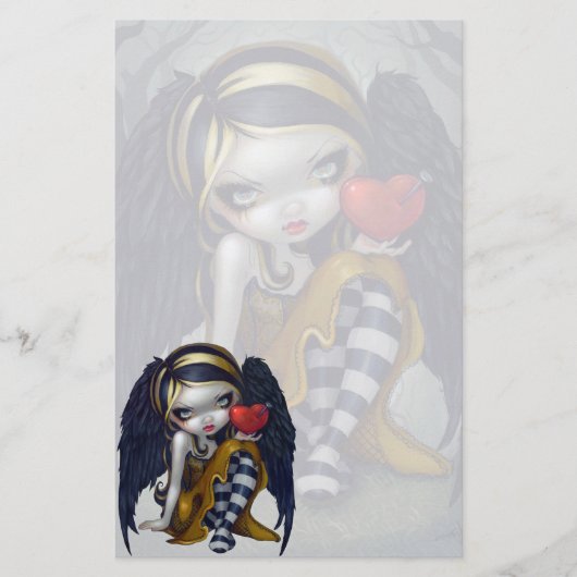 Stationery "Heart of Nails" Briefpapier (Voorkant)