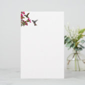 Stationery hummingbirds briefpapier (Staand voorkant)