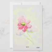 Stationery : Iris Flower Briefpapier (Achterkant)