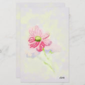 Stationery : Iris Flower Briefpapier (Voorkant / Achterkant)