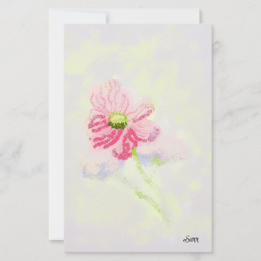 Stationery : Iris Flower Briefpapier (Voorkant)