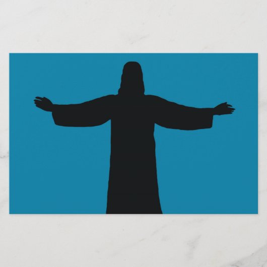 Stationery  jesus christ  briefpapier (Voorkant)