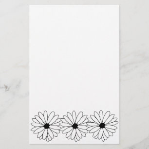 Stationery-Just for Kids-Color Your Ewn-Flower 2 Briefpapier