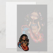 Stationery "La Sirena" Briefpapier (Voorkant / Achterkant)