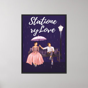 Stationery Love – Romantisch WStretched Canvas Afdruk