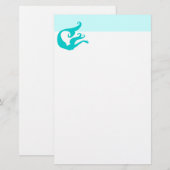 Stationery Mermaid Briefpapier (Voorkant / Achterkant)