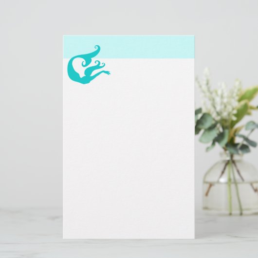 Stationery Mermaid Briefpapier (Staand voorkant)