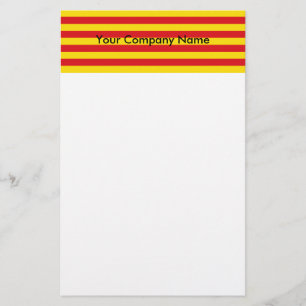 Stationery met de vlag van Catalonië Briefpapier