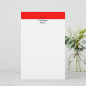 Stationery met de vlag van Indonesië Briefpapier (Staand voorkant)