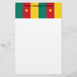 Stationery met de vlag van Kameroen Briefpapier