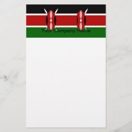 Stationery met de vlag van Kenia Briefpapier